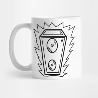 Noise B + W Mug